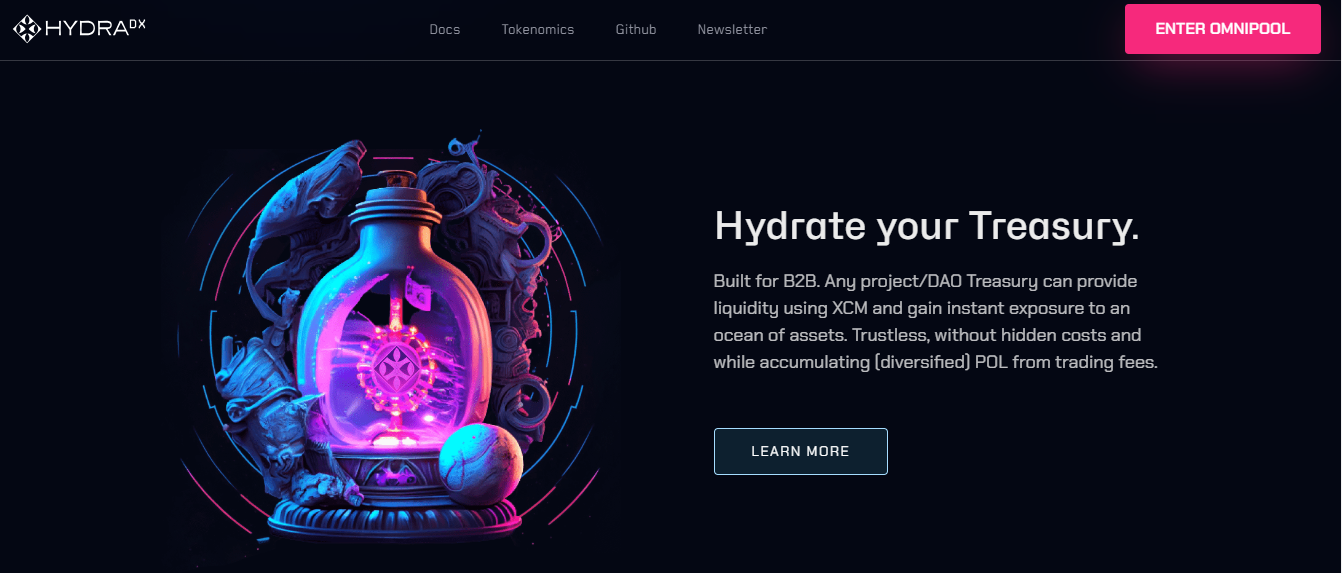 Presentation of the B2B features of HydraDX's Omnipool.